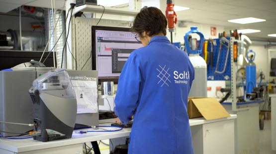 Laboratory personnel at SaltX Technology