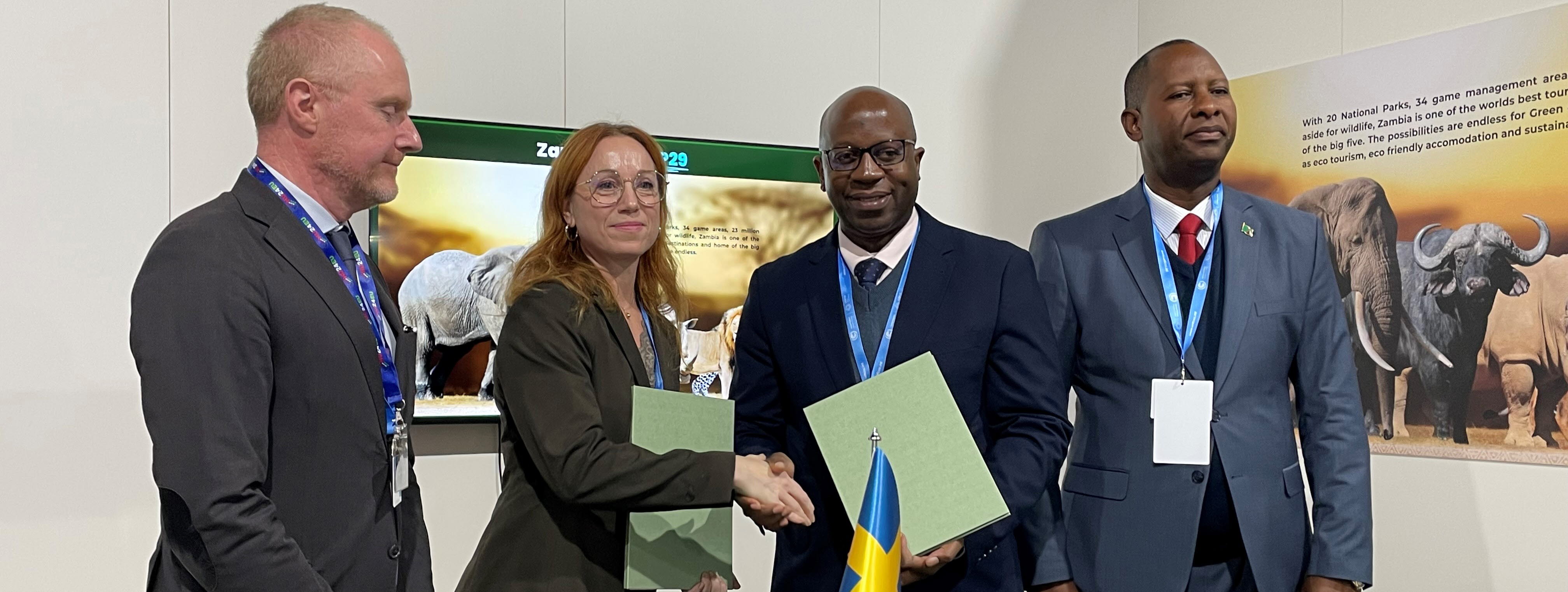 Sweden and Zambia strengthen cooperation